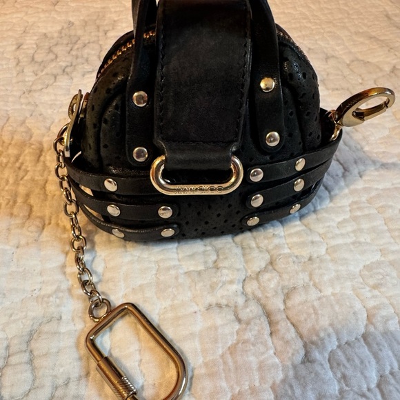 Jimmy Choo Black Mini Bag with Gold Accents - Picture 7 of 17
